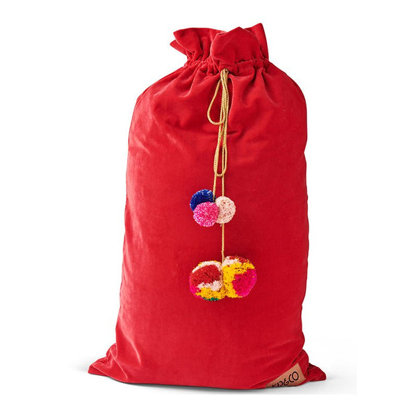 Find Santa Sack Red Velvet - Kip & Co at Bungalow Trading Co.