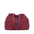 Scrunch Base Bag Burgundy/Indigo