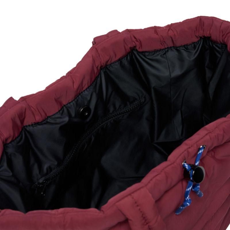 Scrunch Base Bag Burgundy/Indigo