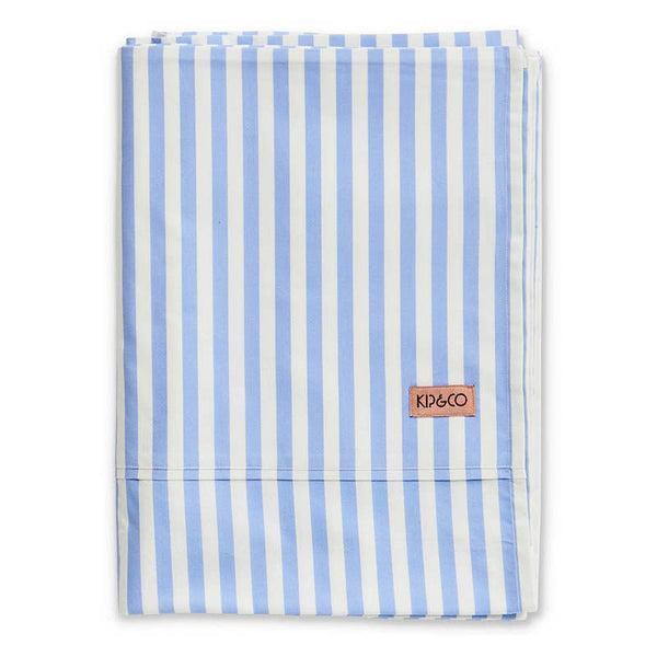 Find Seaside Stripe Organic Cotton Fitted Sheet - Kip & Co at Bungalow Trading Co.