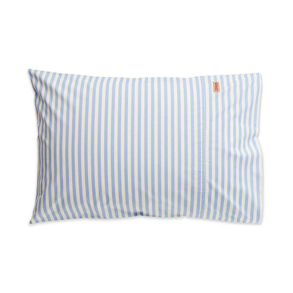 Find Seaside Stripe Organic Cotton Pillowcases Set of 2 - Kip & Co at Bungalow Trading Co.