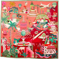 Silk Scarf Gateaux Coral