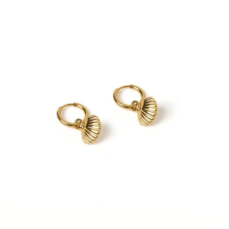 Find Shelli Gold Earrings - Arms of Eve at Bungalow Trading Co.