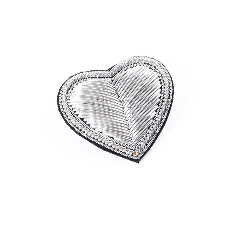 Find Silver Heart Brooch - Parisian Cool at Bungalow Trading Co.