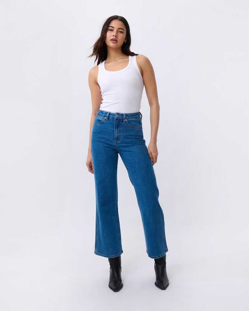 Find Skyla Jean 90s Blue - Kireina at Bungalow Trading Co.