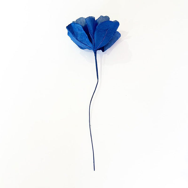 Find Small Moonshine Paper Flower Dark Blue - Nibbanah at Bungalow Trading Co.