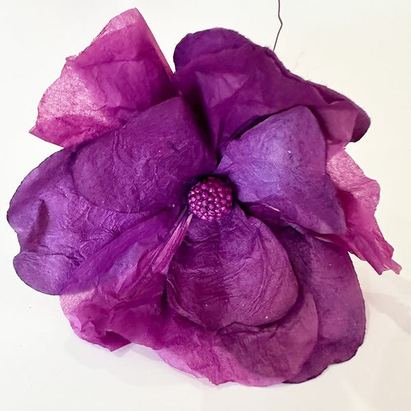 Find Small Moonshine Paper Flower Purple - Nibbanah at Bungalow Trading Co.