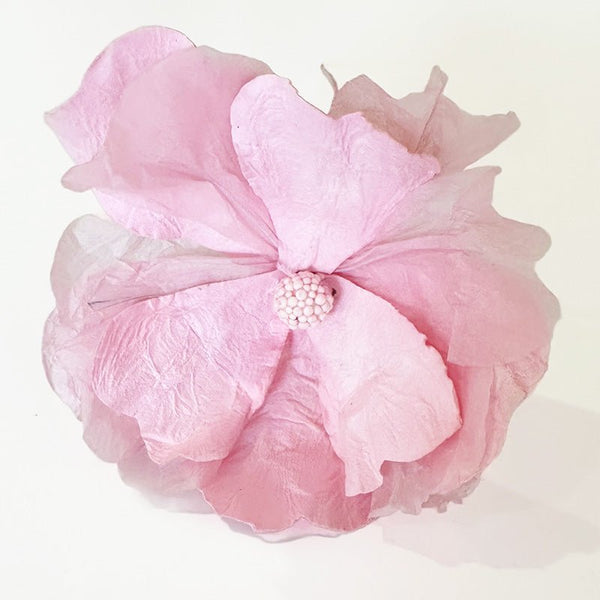 Find Small Moonshine Paper Flower Salmon - Nibbanah at Bungalow Trading Co.