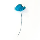 Find Small Moonshine Paper Flower Teal - Nibbanah at Bungalow Trading Co.