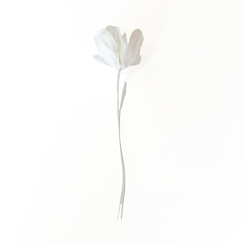 Find Small Moonshine Paper Flower White - Nibbanah at Bungalow Trading Co.