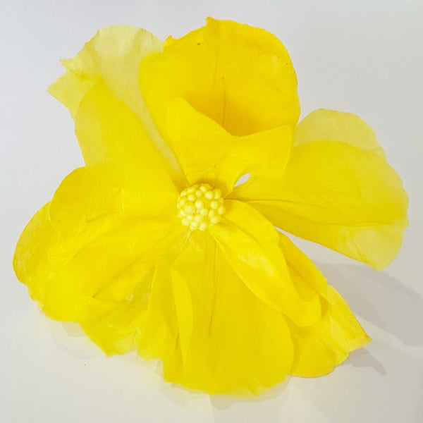 Find Small Moonshine Paper Flower Yellow - Nibbanah at Bungalow Trading Co.