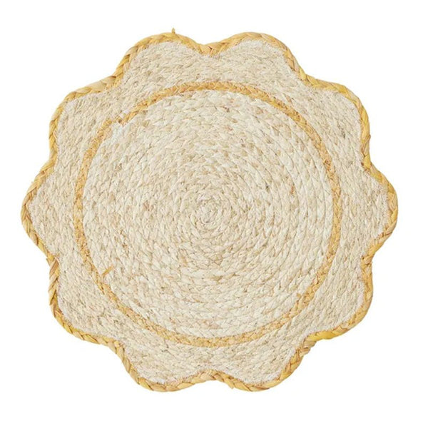 Find Sonny Husk Placemat Natural/Ochre - Coast to Coast at Bungalow Trading Co.