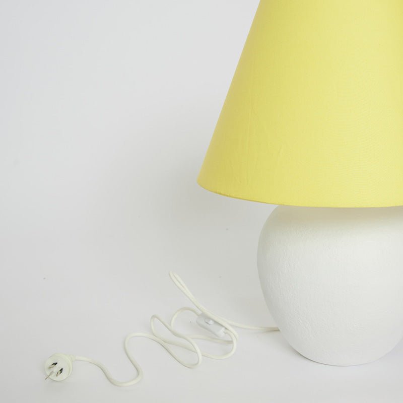 Find Sophie Coconut Lamp with Lemon Shade - PICK UP ONLY - Kip & Co at Bungalow Trading Co.