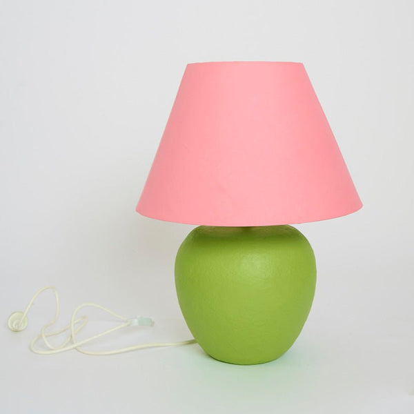 Find Sophie Lime Lamp with Pink Fizz Shade - PICK UP ONLY - Kip & Co at Bungalow Trading Co.