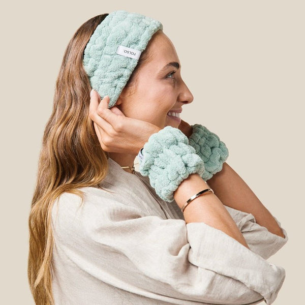 Find Spa Headband Sage Green - Polso at Bungalow Trading Co.