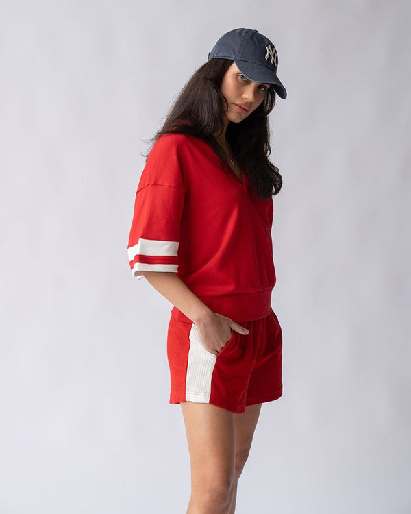 Find Sportif Short Cherry - Araminta James at Bungalow Trading Co.