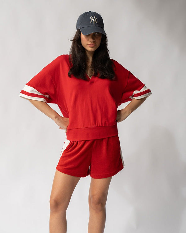 Find Sportif Short Cherry - Araminta James at Bungalow Trading Co.