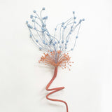 Find Sprinkle Paper Flower Blue/Orange - Nibbanah at Bungalow Trading Co.