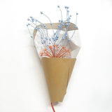 Find Sprinkle Paper Flower Blue/Orange - Nibbanah at Bungalow Trading Co.