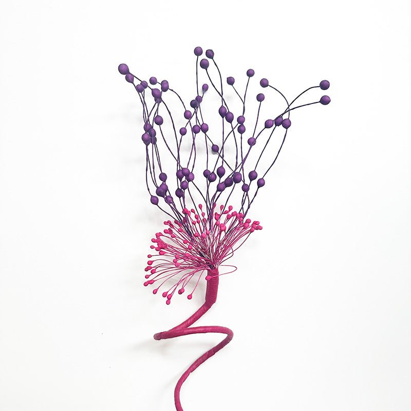 Find Sprinkle Paper Flower Purple/Fucshia - Nibbanah at Bungalow Trading Co.