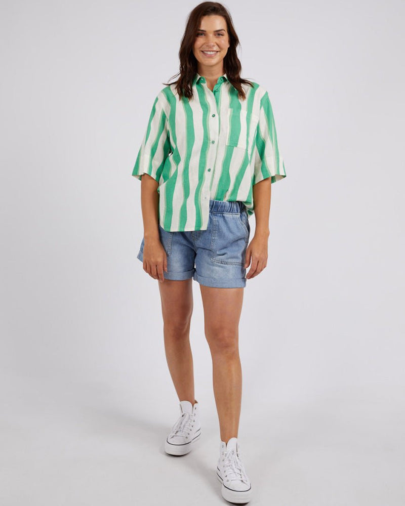 Find Spritz Stripe Shirt - Elm at Bungalow Trading Co.