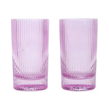 Find Stella Highball Glass Set of 2 Lilac - Designworks at Bungalow Trading Co.