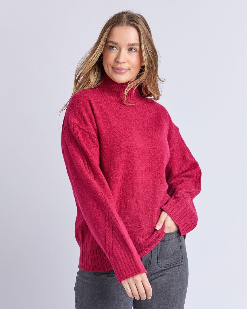 Stellar Knit Rhubarb