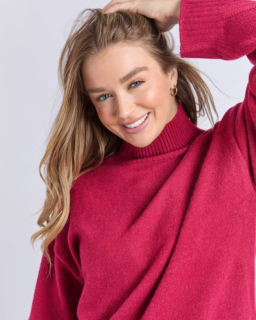 Stellar Knit Rhubarb