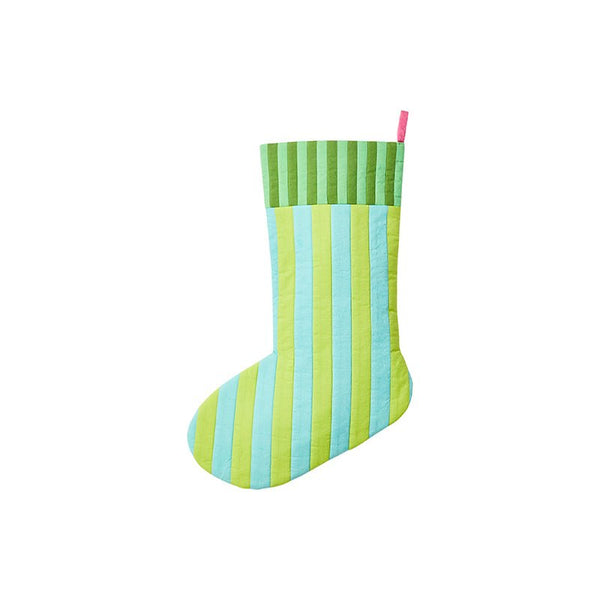 Find Stripe Green Christmas Stocking - Bonnie & Neil at Bungalow Trading Co.