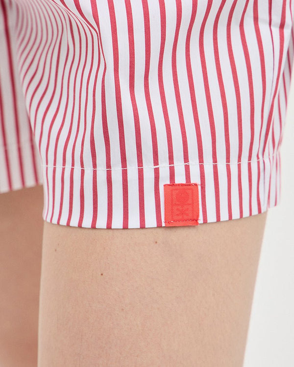 Find Striped Shorts Red Stripe - Holiday Shop at Bungalow Trading Co.