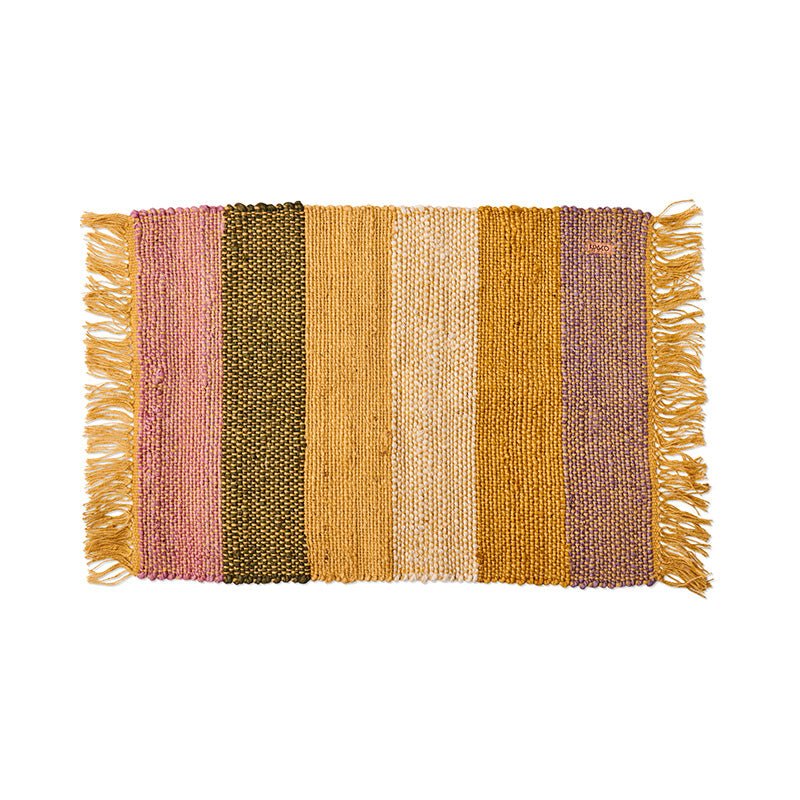 Find Summer Harvest Jute Floor Mat - Kip & Co at Bungalow Trading Co.