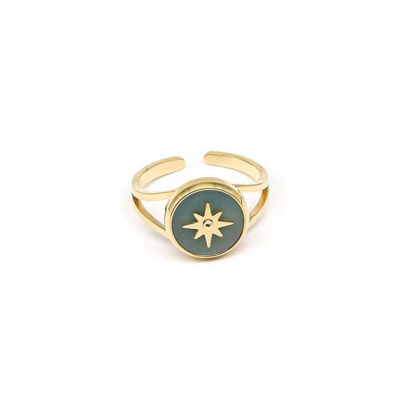 Find Sun Ring Aqua - Zag Bijoux at Bungalow Trading Co.