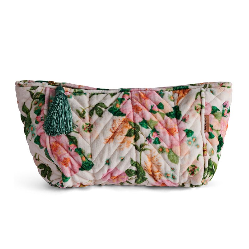 Find Sunday Stroll Velvet Toiletry Bag - Kip & Co at Bungalow Trading Co.