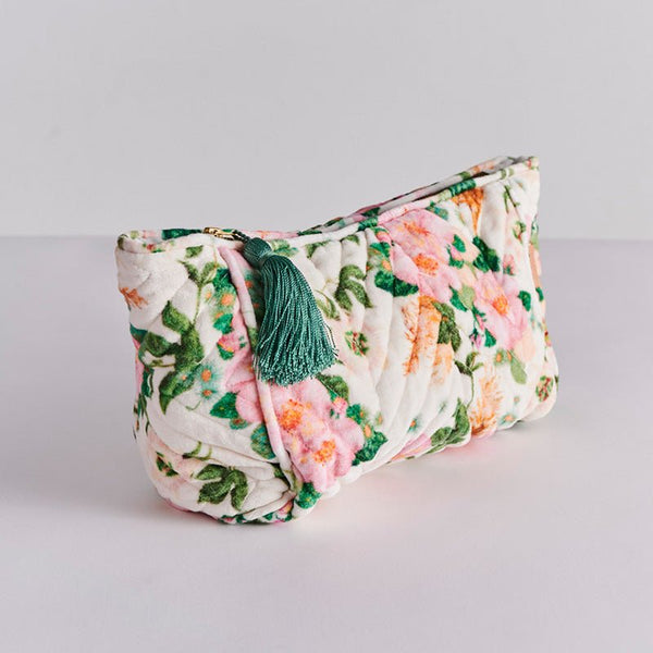 Find Sunday Stroll Velvet Toiletry Bag - Kip & Co at Bungalow Trading Co.