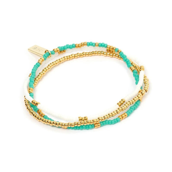 Find Sunny Bracelet Set Ocean - Arms of Eve at Bungalow Trading Co.