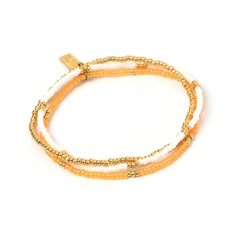 Find Sunny Bracelet Set Passionfruit - Arms of Eve at Bungalow Trading Co.