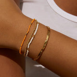 Find Sunny Bracelet Set Passionfruit - Arms of Eve at Bungalow Trading Co.