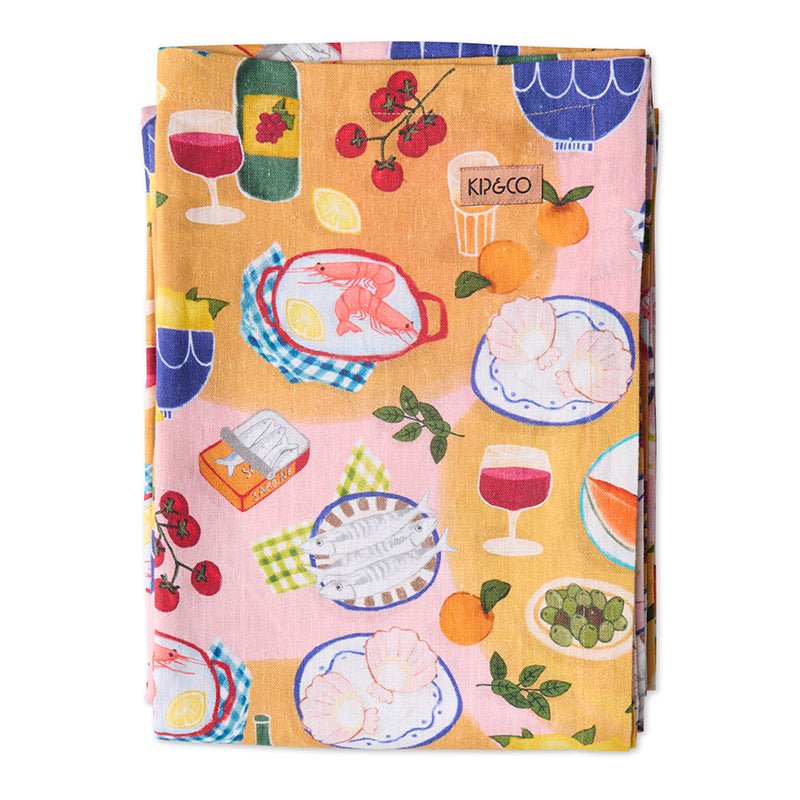 Find Supper Linen Tablecloth 145x270 - Kip & Co at Bungalow Trading Co.