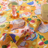 Find Supper Linen Tablecloth 145x270 - Kip & Co at Bungalow Trading Co.