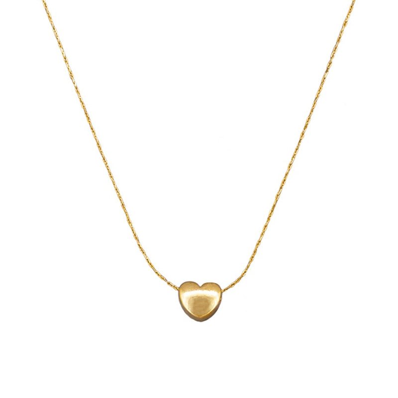 Find Sweet Heart Necklace Gold - Tiger Tree at Bungalow Trading Co.