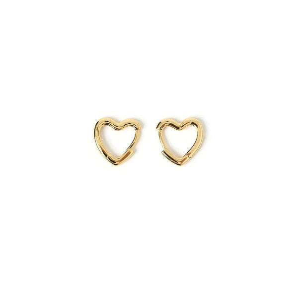 Find Sweetheart Gold Earrings - Arms of Eve at Bungalow Trading Co.