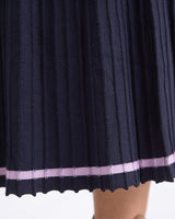 Find Tammy Knit Skirt Navy - Elm at Bungalow Trading Co.