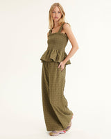 Find Tara Pants Aloe - Summery Copenhagen at Bungalow Trading Co.