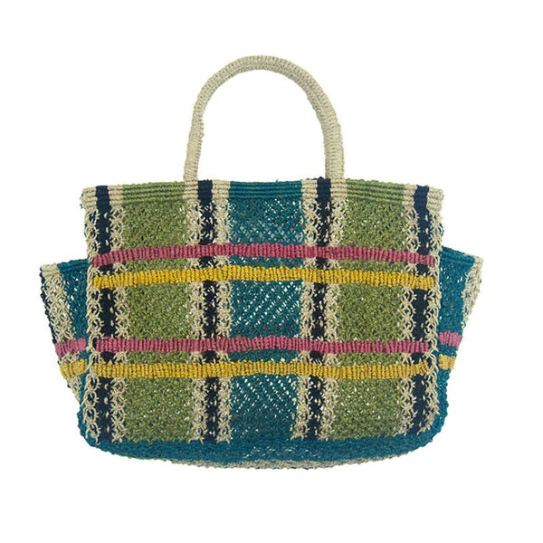 Find Tartan Jute Bag Highland - The Jacksons at Bungalow Trading Co.