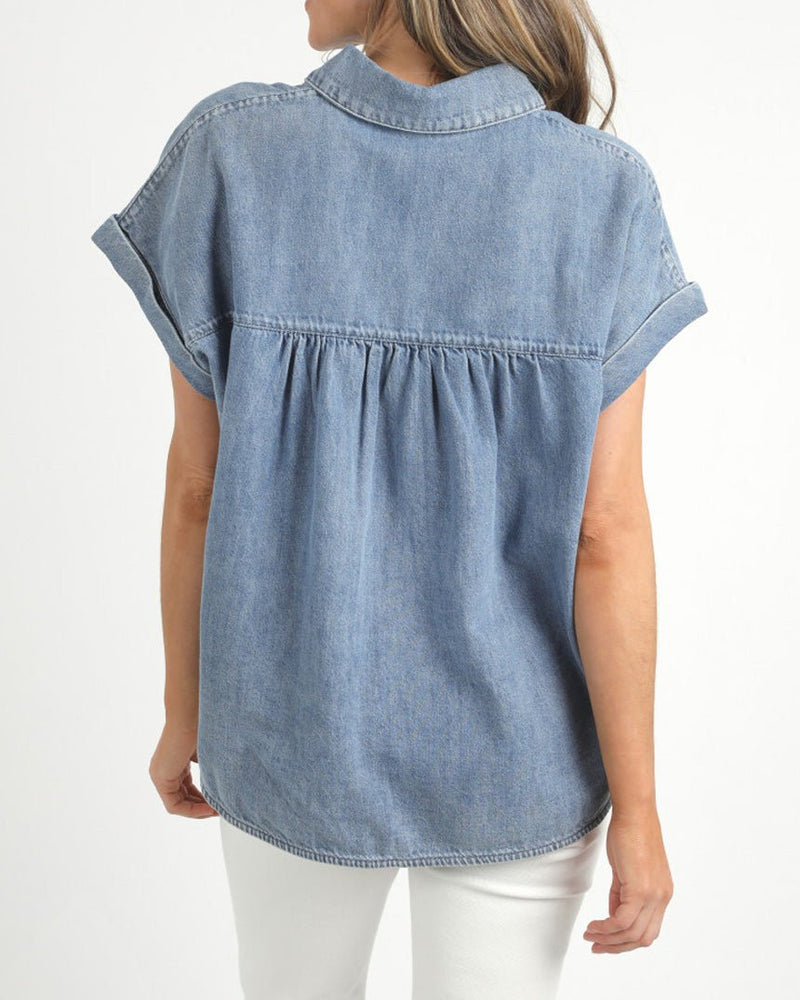 Find Taylor Short Sleeve Shirt - Elm at Bungalow Trading Co.