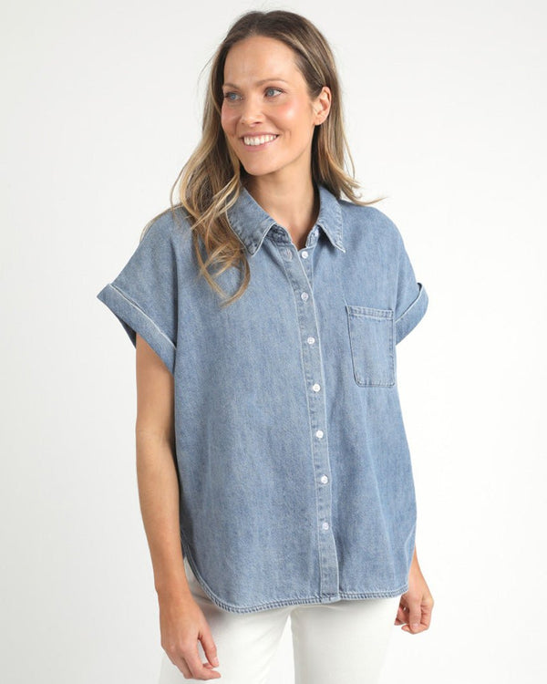 Find Taylor Short Sleeve Shirt - Elm at Bungalow Trading Co.