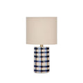 Leni Table Lamp Ivory & Blue