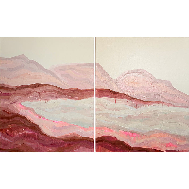 The Hazzards Diptych by Kim Saunders 400x500x2