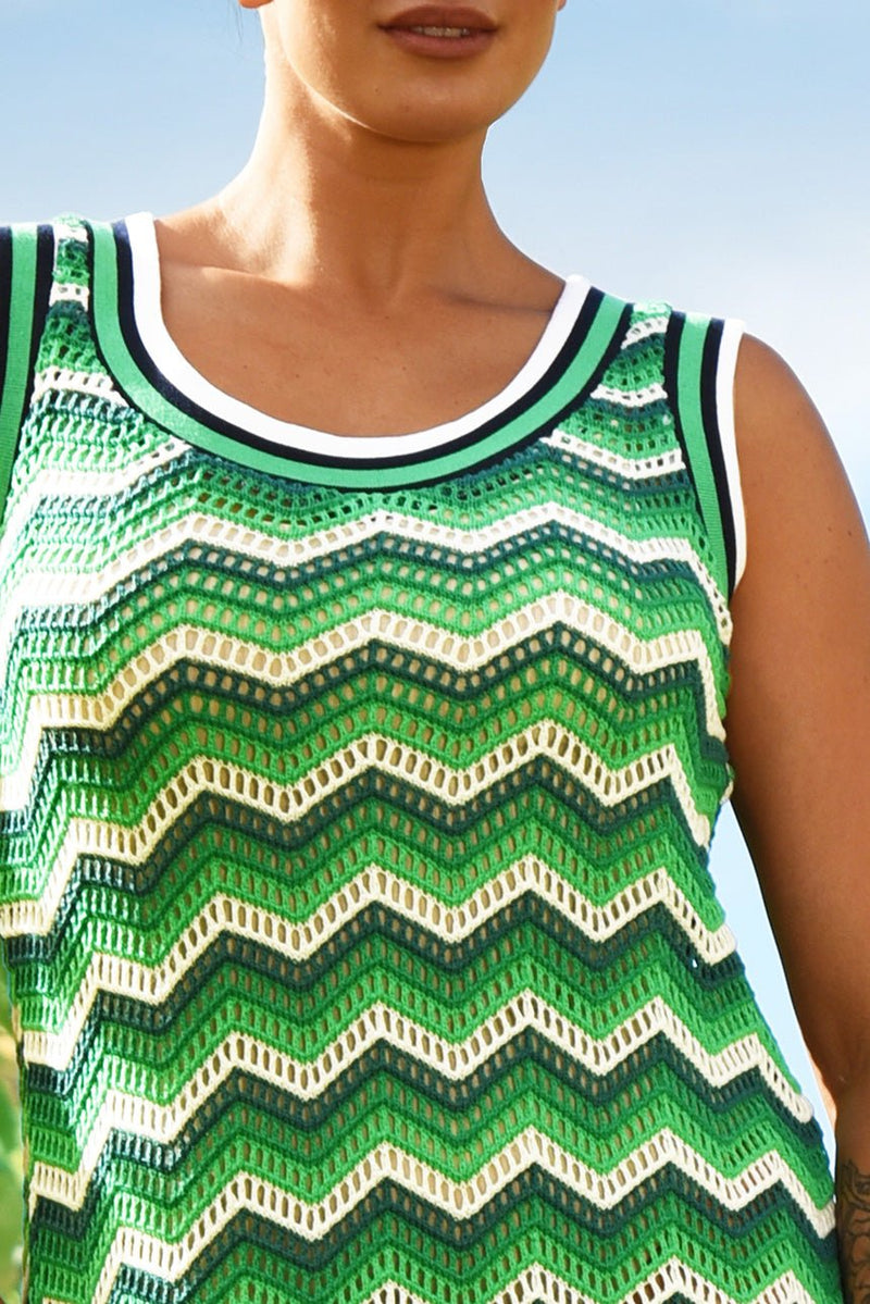 Find The Ropes Of Summer Dress Green - Curate by Trelise Cooper at Bungalow Trading Co.