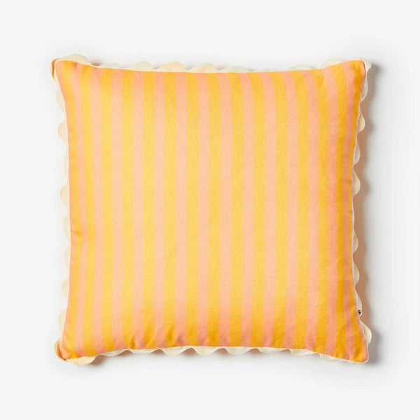 Find Thin Stripe Yellow Cushion Linen 60cm - Bonnie & Neil at Bungalow Trading Co.